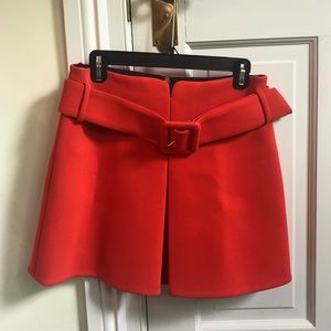 Red Versace skirt fall ‘21 size IT42
